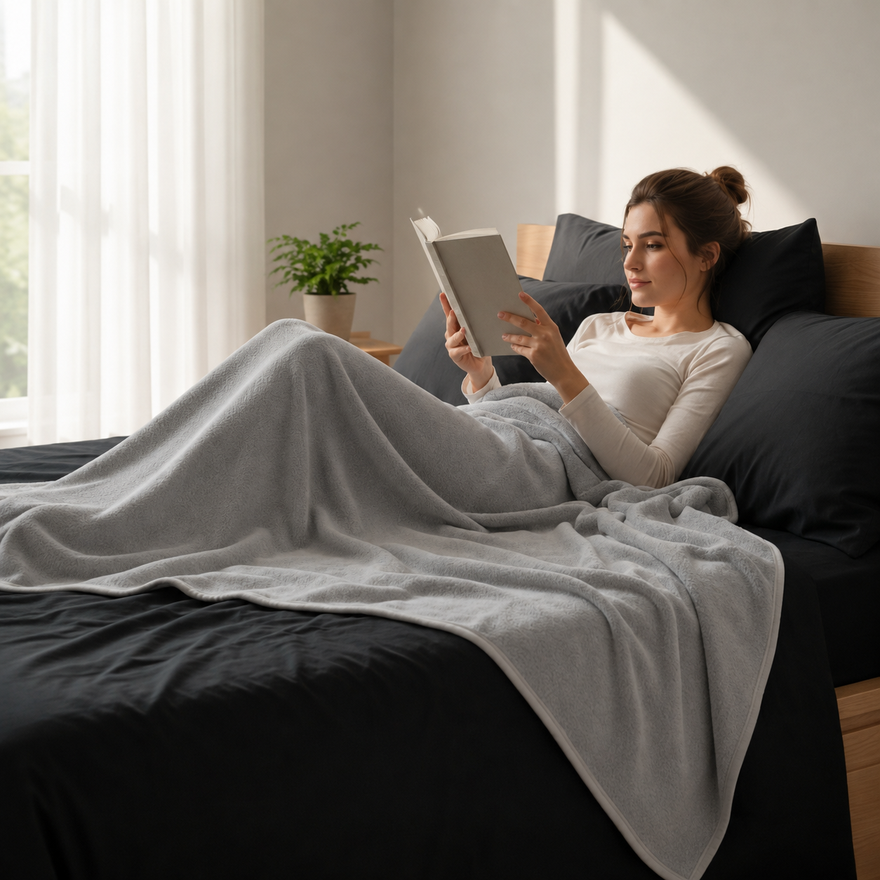 Welsoft TV Blankets & Throws - Soft Grey