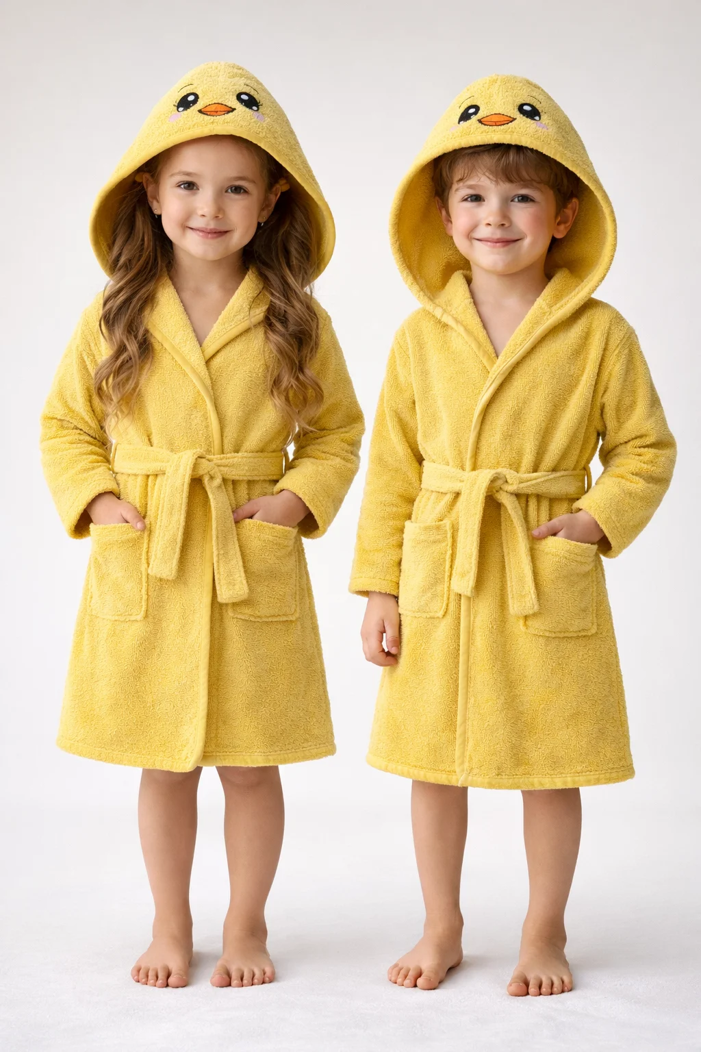 Kids Bathrobes - Yellow